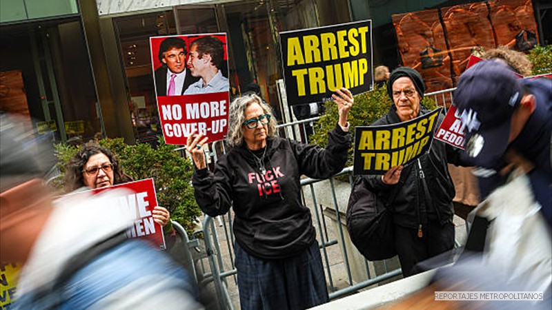 EN EL 8M EXIGEN CASTIGO A TRUMP